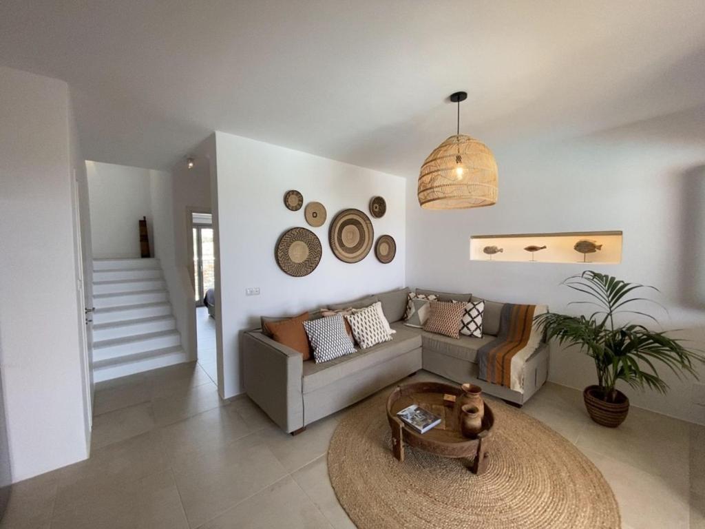 Villa Ypsilon Naxos - Luxury Holiday House With Amazing Sea View & Private Pool Agia Anna  Exteriör bild