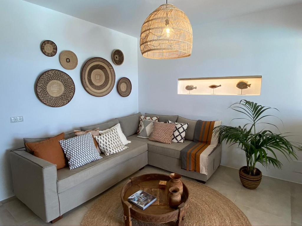 Villa Ypsilon Naxos - Luxury Holiday House With Amazing Sea View & Private Pool Agia Anna  Exteriör bild