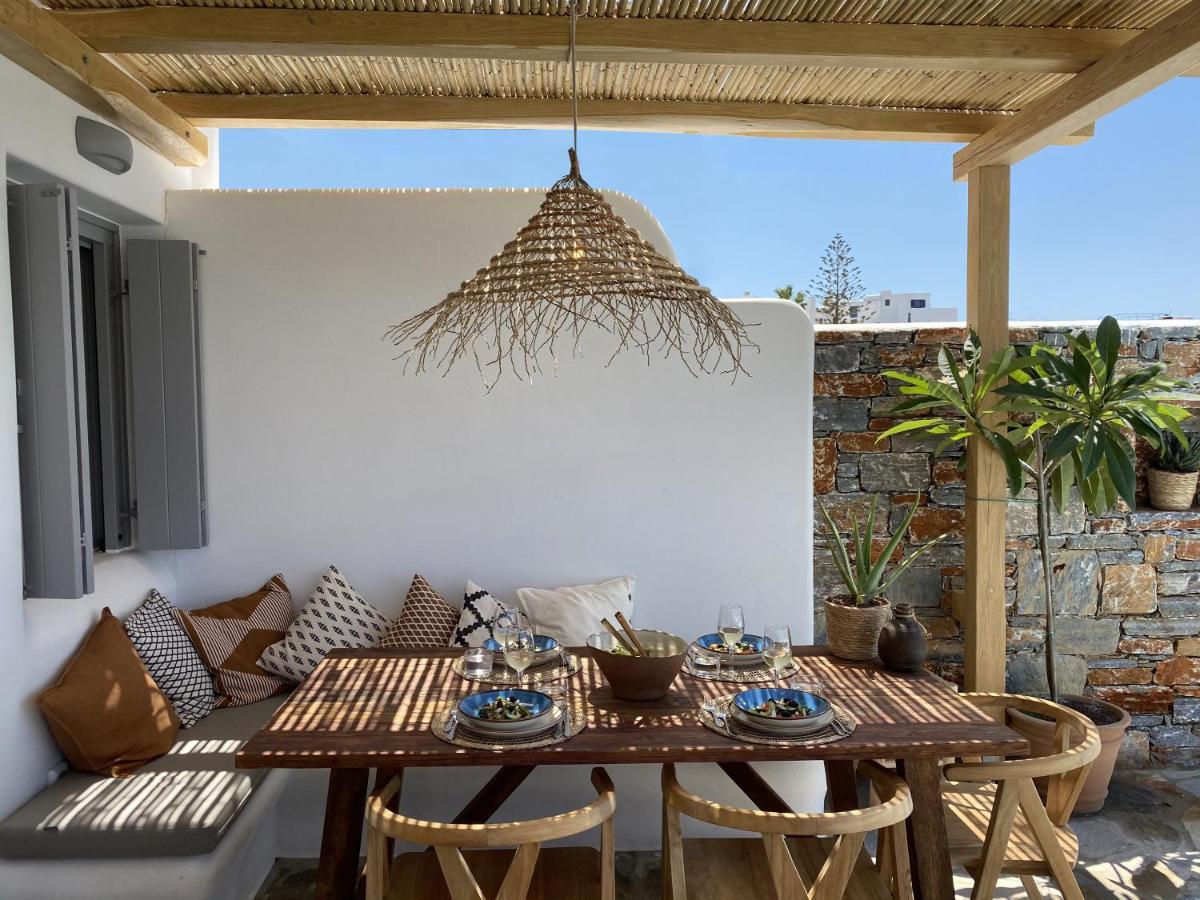 Villa Ypsilon Naxos - Luxury Holiday House With Amazing Sea View & Private Pool Agia Anna  Exteriör bild